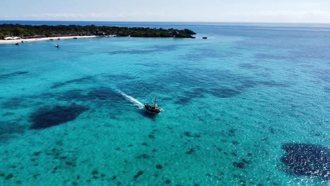 Dhow Under Sail — Zanzibar