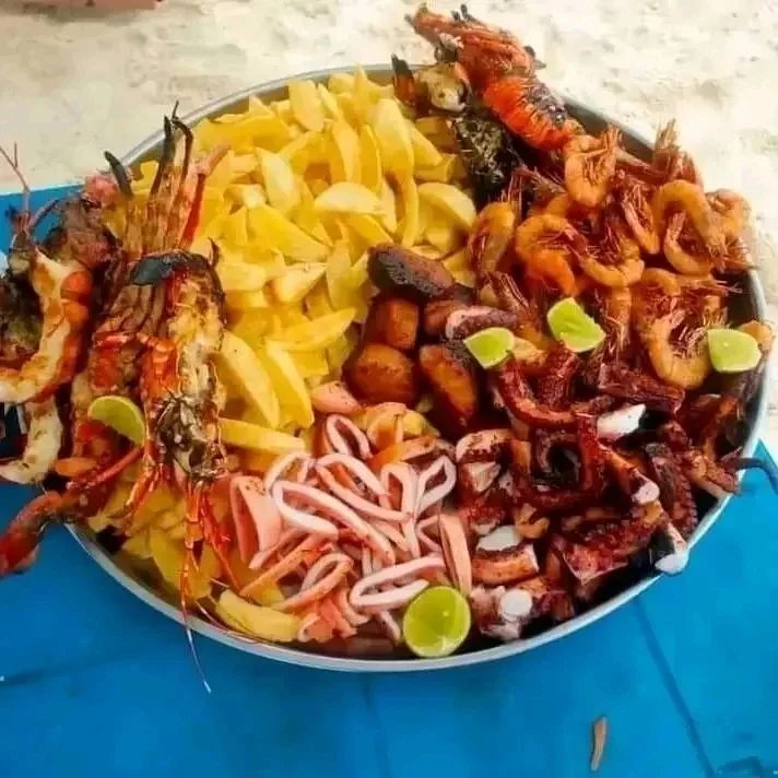 Grilled Seafood Platter — Zanzibar Coast
